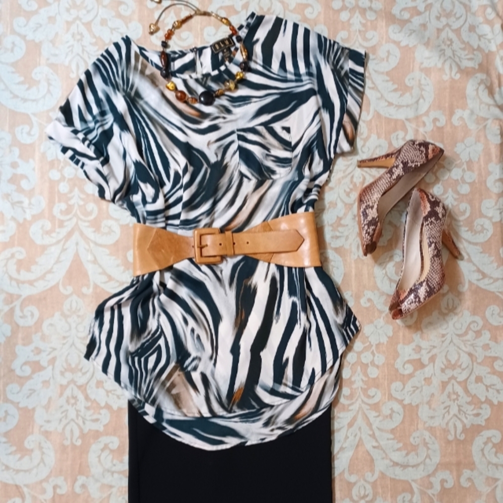 Animal Print Blouse
